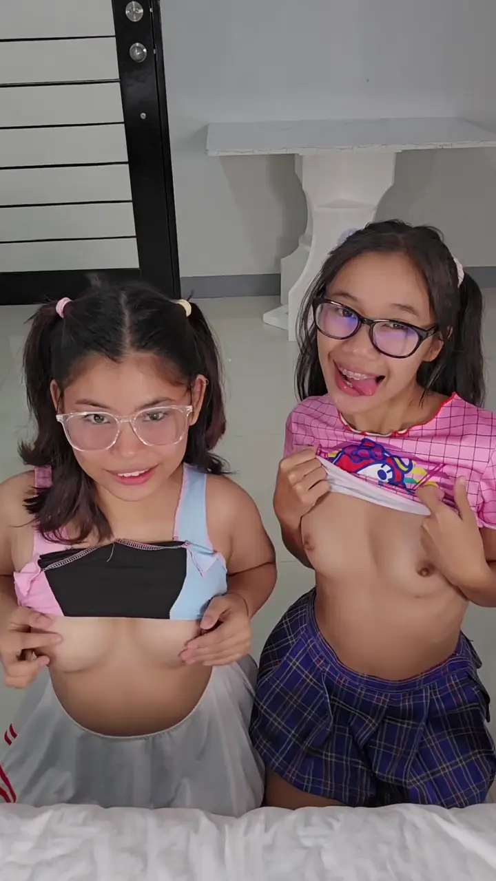 Two Ahegao Teen Princess Wants Your Cock