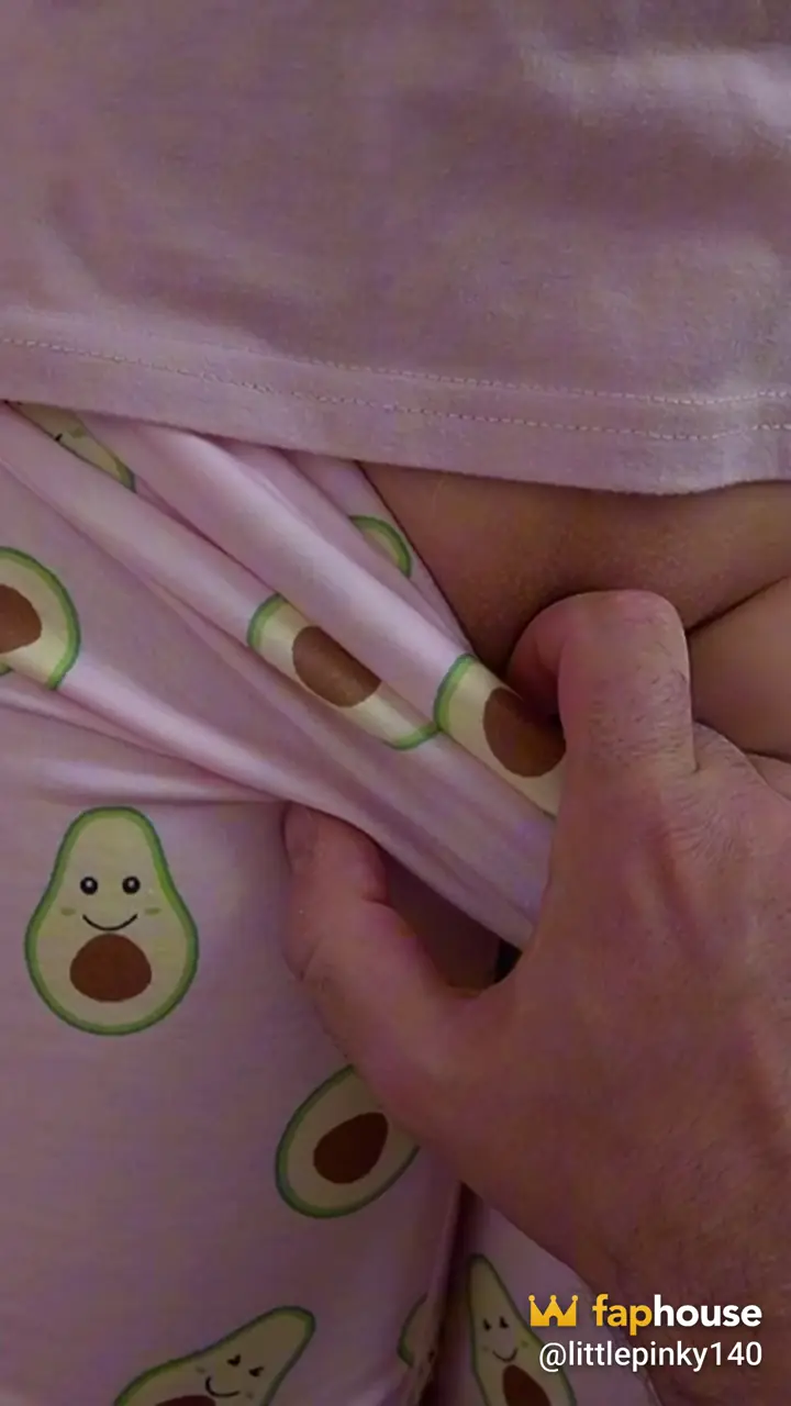 Tight Teen Pussy Wrapped Up In Cute Pj